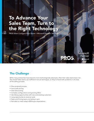 PROS & Microsoft Industry Agnostic Data Sheet